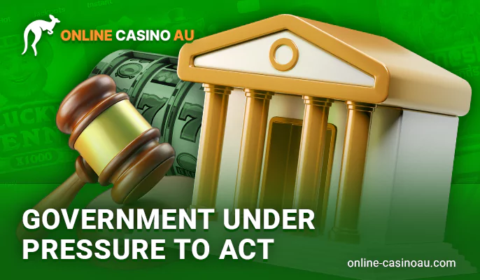 Australian government action on casino advertising