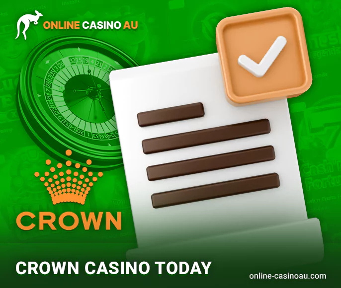 What's going on with Crown Casino today in Australia.